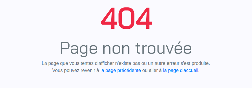 Page d'erreur personalisée pour CodeIgniter